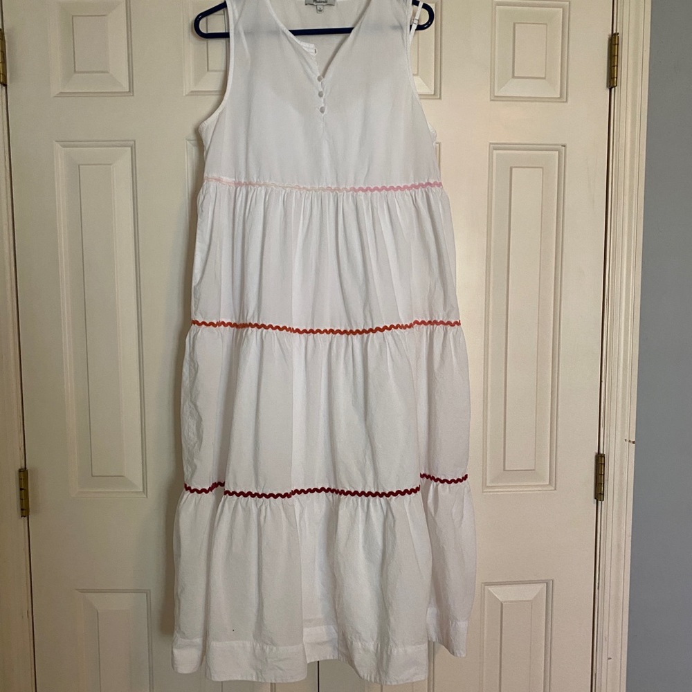 Madewell size L tiered dress